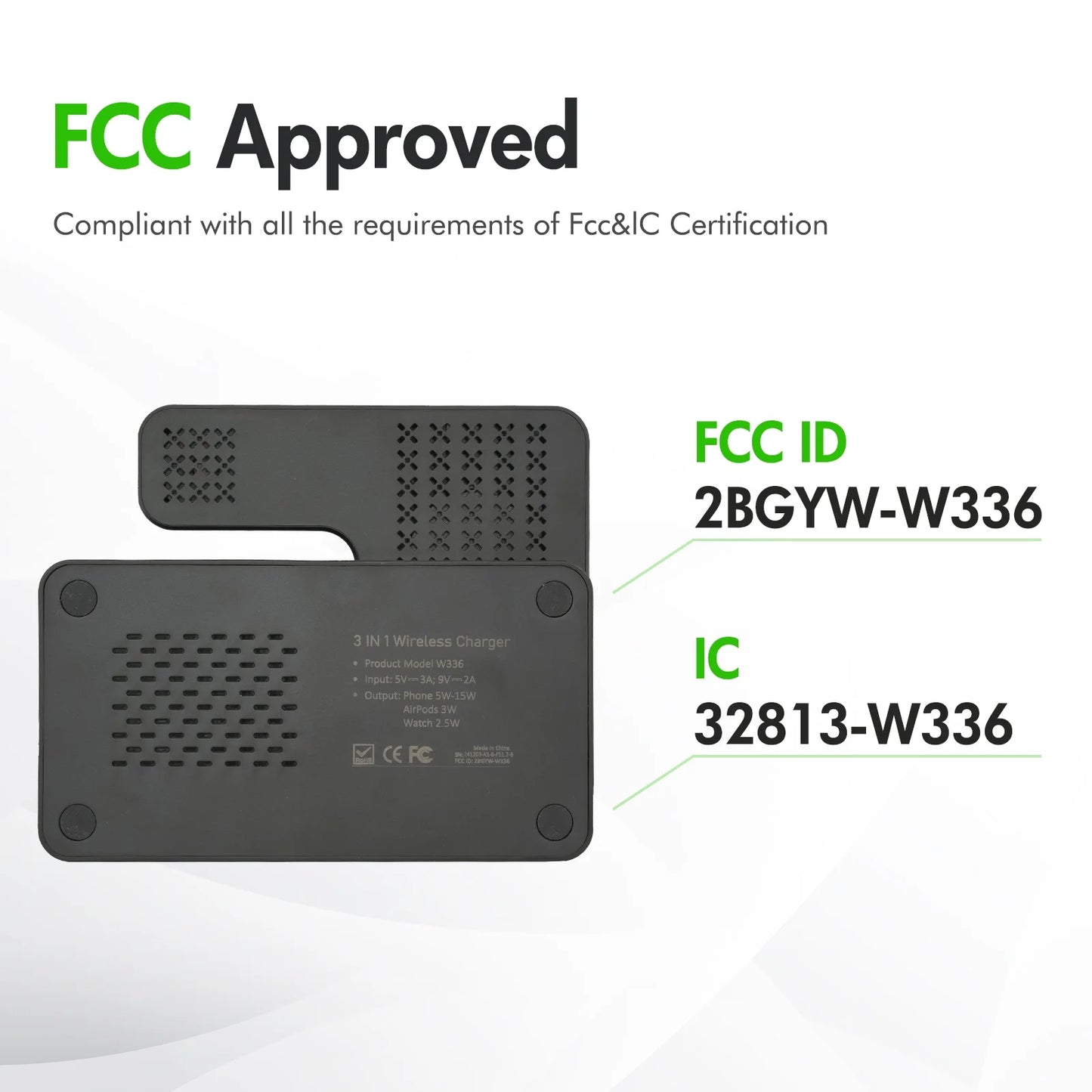 Charging Station,Wirelss Charger,Magnetic Charging Station Compatible with Iphone 17 16 15 14 13 12 11 Pro Max XS Xr,For Iwatch Series 9 8 7 6 5 4 3 2 Se,For Airpods 3 2 Pro